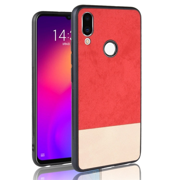 Shockproof Color Matching Denim PC + PU + TPU Protective Case for Meizu Meilan Note 9