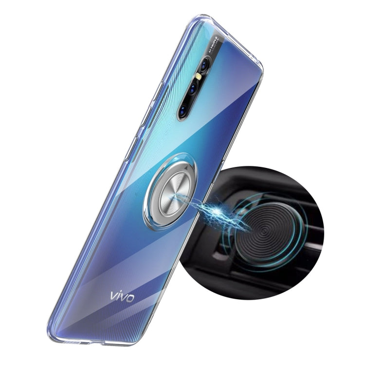 Ultra-thin TPU Protective Case for Vivo X27, with 360 Degree Rotation Holder (Black)