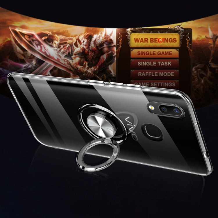 Ultra-thin TPU Protective Case for Vivo X21, with 360 Degree Rotation Holder