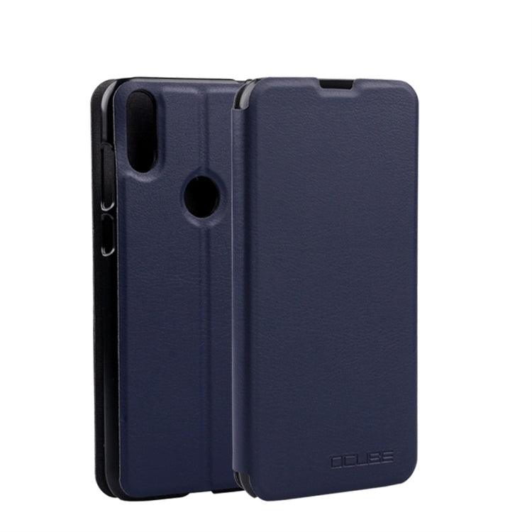 OCUBE Spring Texture Horizontal Flip Leather Case for Doogee Y8, with Holder
