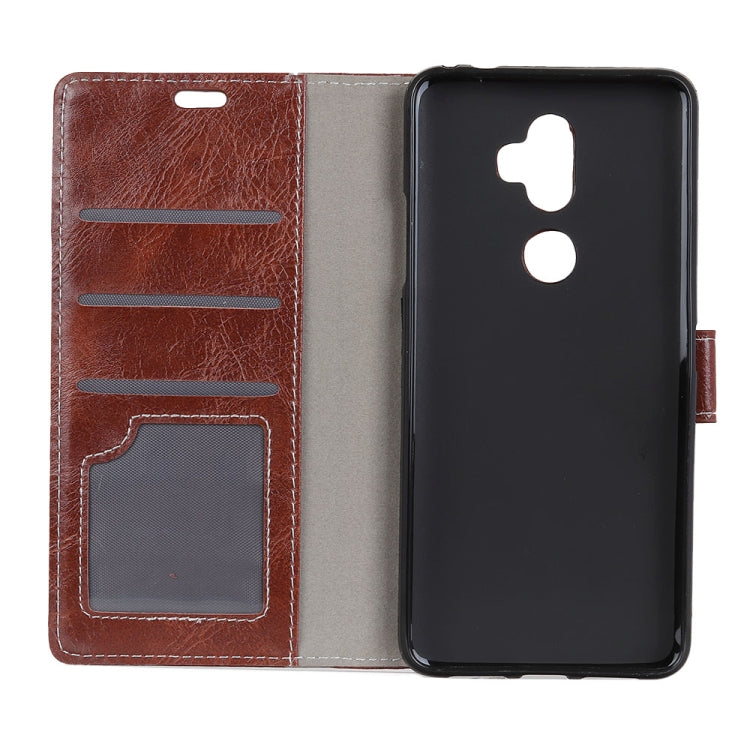 For Alcatel 3V Retro Crazy Horse Texture Horizontal Flip Leather Case with Holder & Card Slots & Wallet &   Photo & Environmental PU