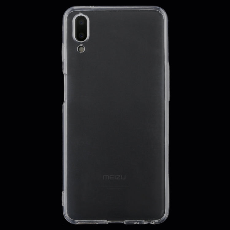 50 PCS for  Meizu Meilan E3 0.75mm Ultra-thin Transparent TPU Protective Back Cover Case