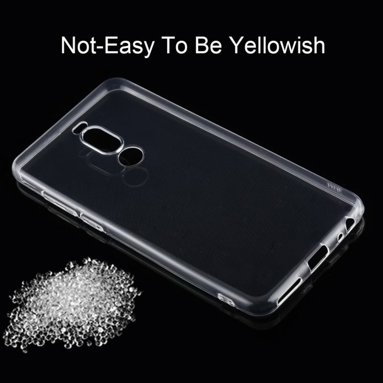 0.75mm Ultrathin Transparent TPU Soft Protective Case for Meizu Meilan Note 8