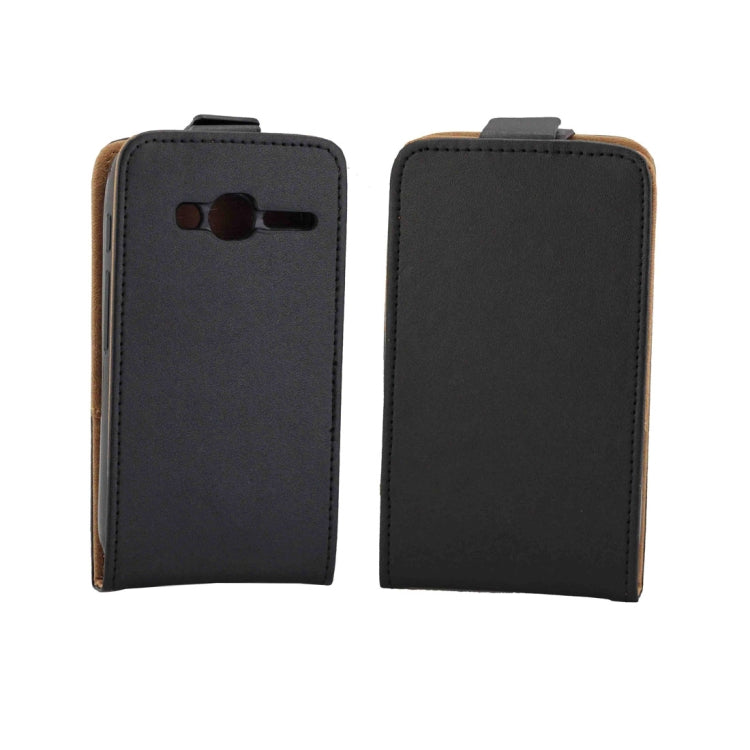 For Alcatel Pixi 4 (4.0) TPU Business Style Vertical Flip Protective Leather Case with Card Slot