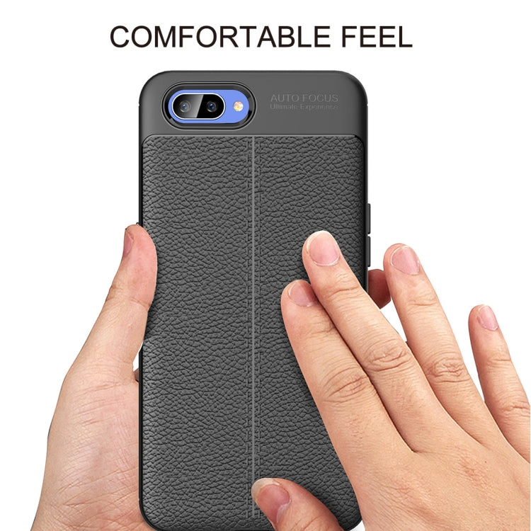 Litchi Texture TPU Shockproof Case for OPPO A5