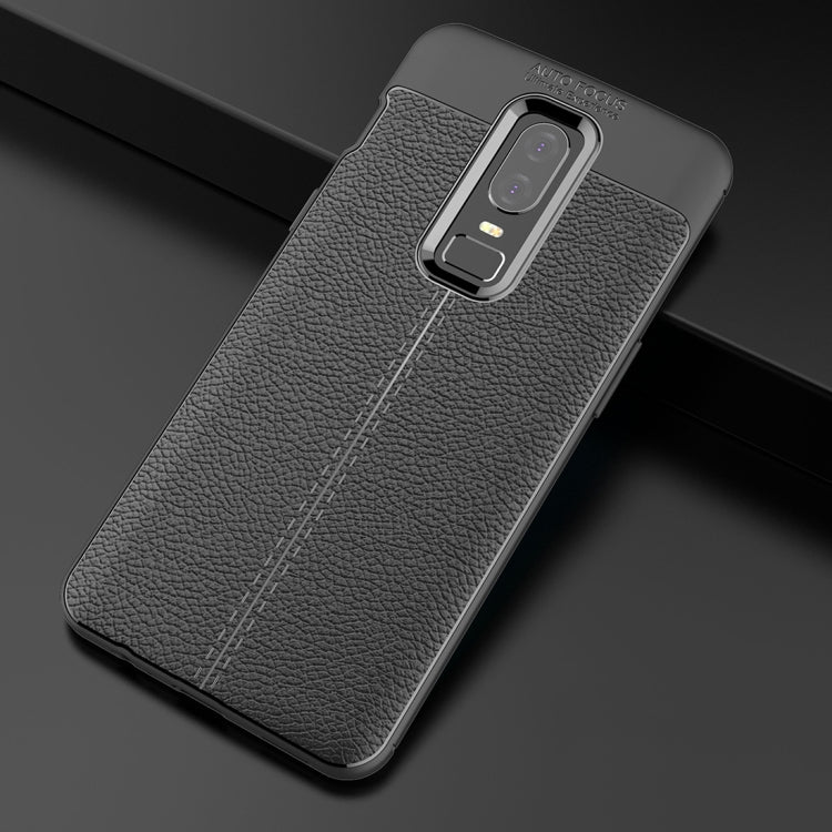 Litchi Texture TPU Case for OnePlus 6