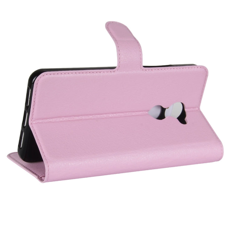 For Vodafone Smart N8 Litchi Texture Horizontal Flip Leather Case with Wallet & Holder & Card Slots