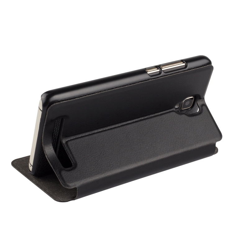 DOOGEE Spring Texture Horizontal Flip Leather Case for DOOGEE X10 / X10S with Holder