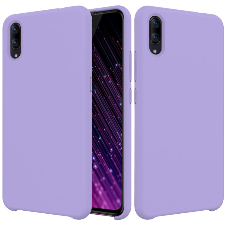 Solid Color Liquid Silicone Dropproof Protective Case for VIVO X23