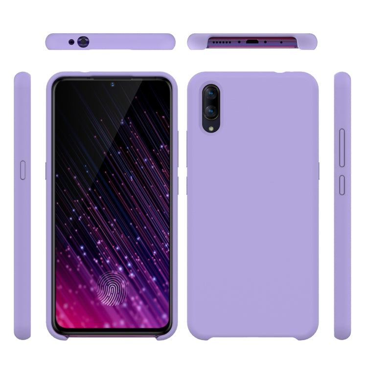 Solid Color Liquid Silicone Dropproof Protective Case for VIVO X23