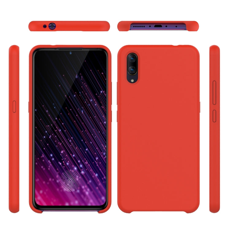 Solid Color Liquid Silicone Dropproof Protective Case for VIVO X23