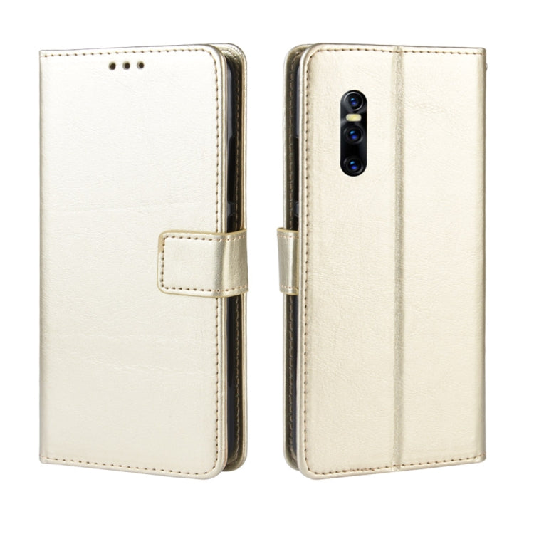 Retro Crazy Horse Texture Horizontal Flip Leather Case for VIVO V15 Pro, with Holder & Card Slots & Photo Frame