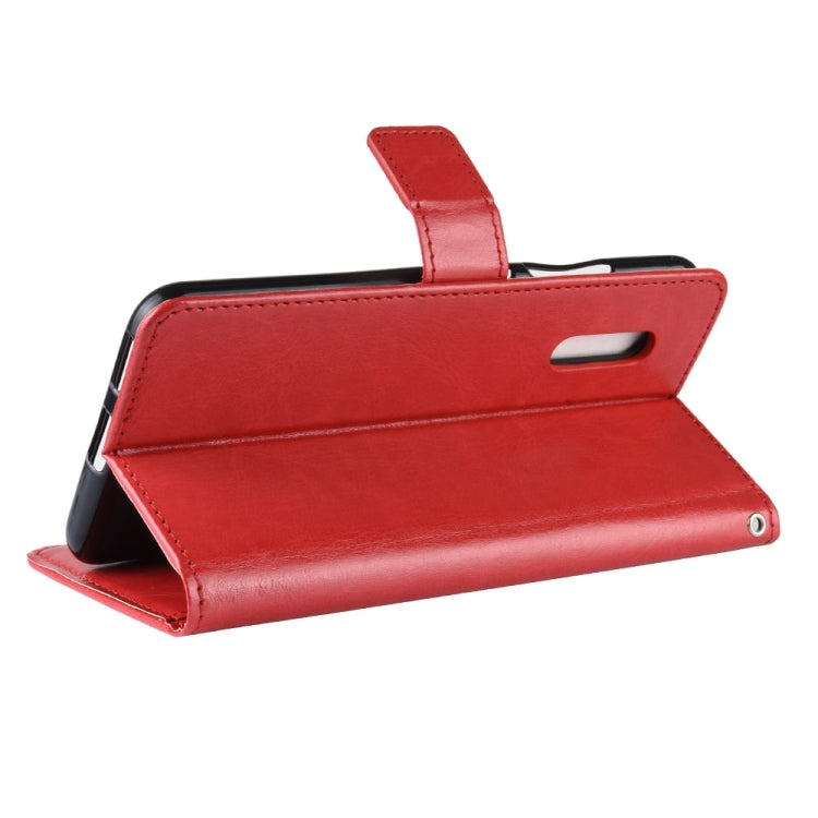 Retro Crazy Horse Texture Horizontal Flip Leather Case for VIVO V15 Pro, with Holder & Card Slots & Photo Frame