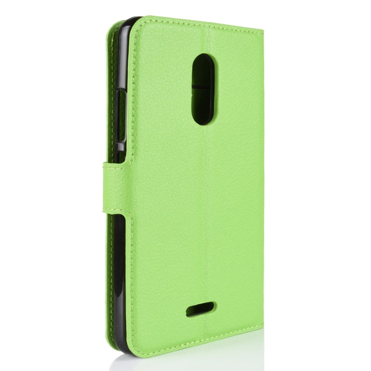 For Alcatel 3C Litchi Texture Horizontal Flip Leather Case with Wallet & Holder & Card Slots