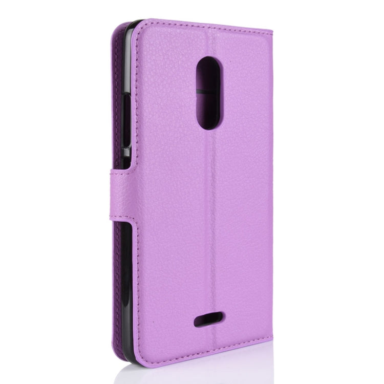 For Alcatel 3C Litchi Texture Horizontal Flip Leather Case with Wallet & Holder & Card Slots