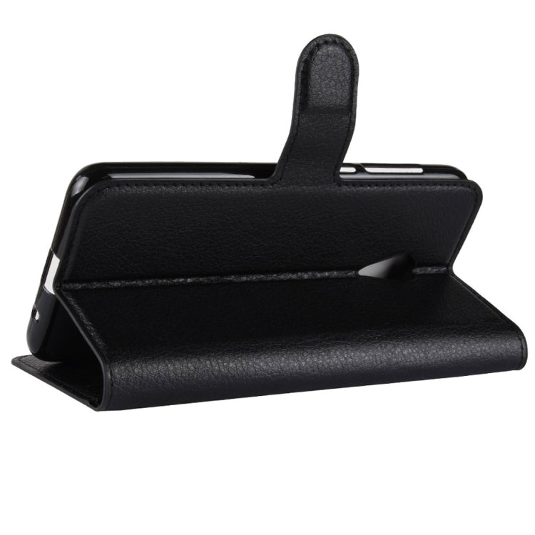 Litchi Texture Horizontal Flip Leather Case for Alcatel 1X, with Wallet & Holder & Card Slots