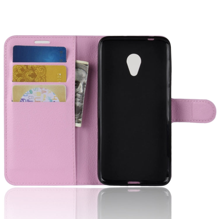 Litchi Texture Horizontal Flip Leather Case for Alcatel 1X, with Wallet & Holder & Card Slots