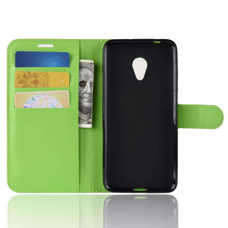 Litchi Texture Horizontal Flip Leather Case for Alcatel 1X, with Wallet & Holder & Card Slots