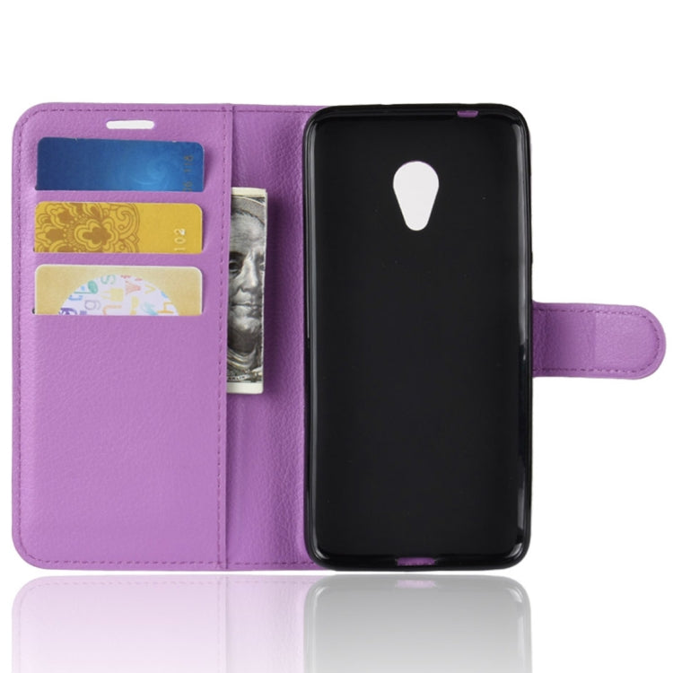 Litchi Texture Horizontal Flip Leather Case for Alcatel 1X, with Wallet & Holder & Card Slots