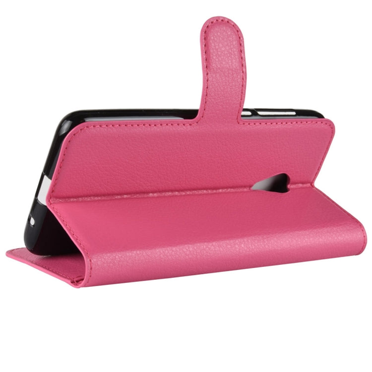 Litchi Texture Horizontal Flip Leather Case for Alcatel 1X, with Wallet & Holder & Card Slots