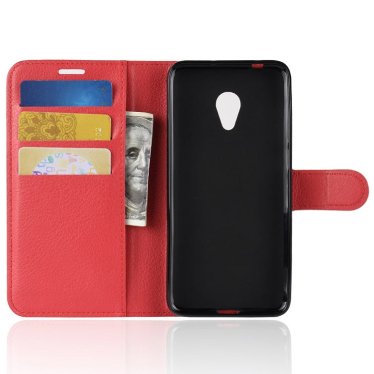 Litchi Texture Horizontal Flip Leather Case for Alcatel 1X, with Wallet & Holder & Card Slots