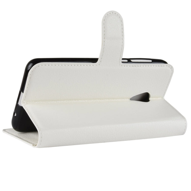 Litchi Texture Horizontal Flip Leather Case for Alcatel 1X, with Wallet & Holder & Card Slots