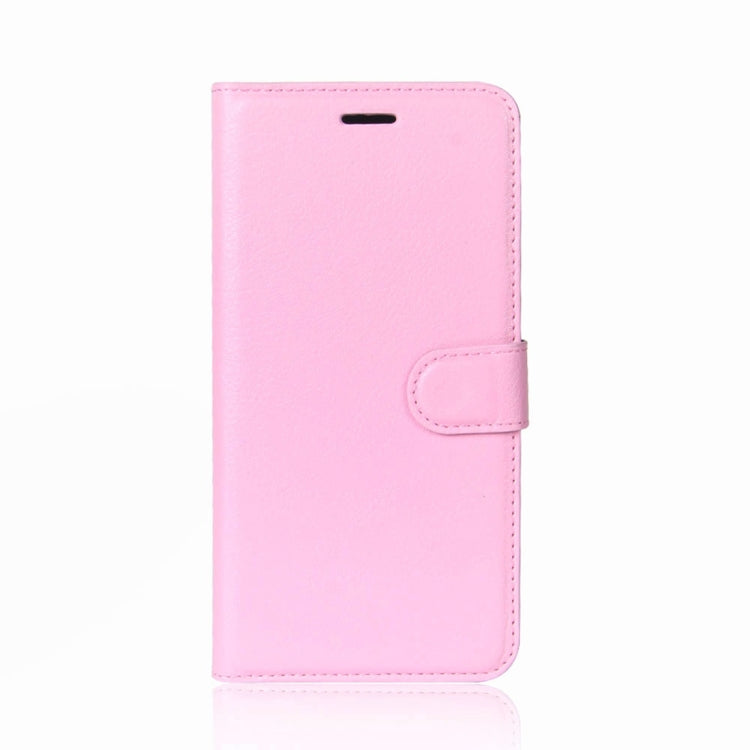 Litchi Texture Horizontal Flip Leather Case for Alcatel 3V, with Wallet & Holder & Card Slots