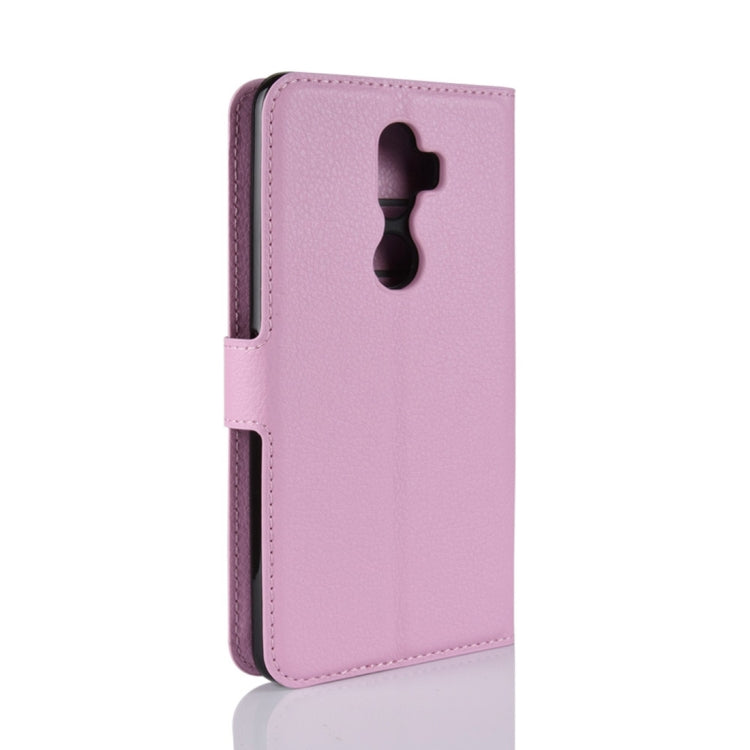 Litchi Texture Horizontal Flip Leather Case for Alcatel 3V, with Wallet & Holder & Card Slots