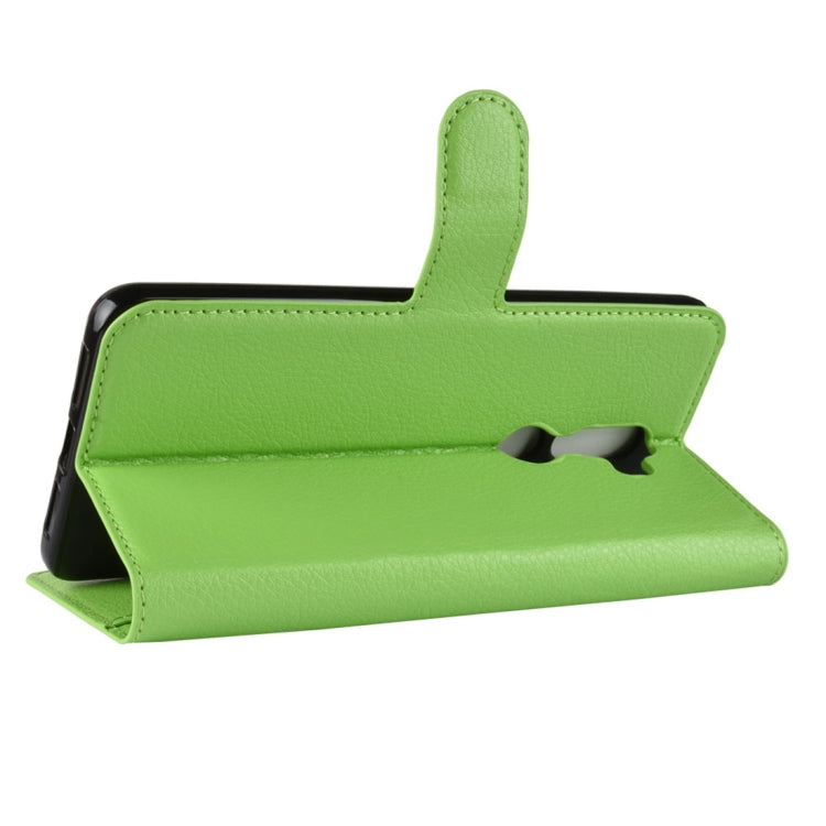 Litchi Texture Horizontal Flip Leather Case for Alcatel 3V, with Wallet & Holder & Card Slots