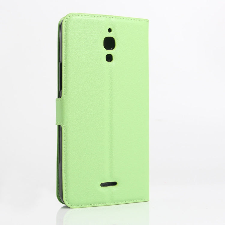 Litchi Texture Horizontal Flip Leather Case for Alcatel Pixi 4 6.0 (3G), with Wallet & Holder & Card Slots