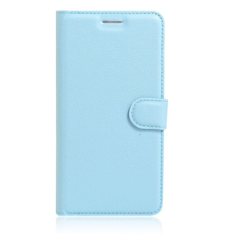 Litchi Texture Horizontal Flip Leather Case for Alcatel Pixi 4 6.0 (3G), with Wallet & Holder & Card Slots