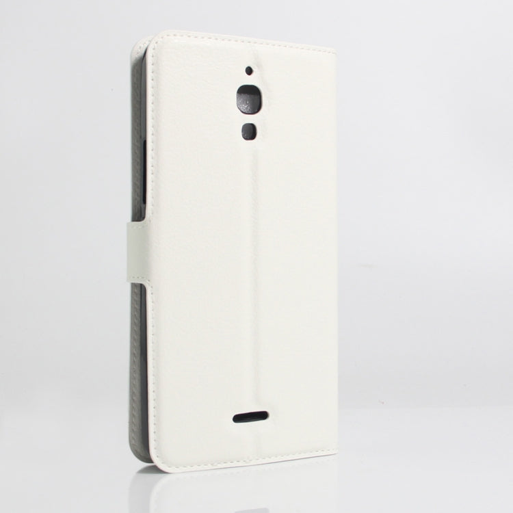 Litchi Texture Horizontal Flip Leather Case for Alcatel Pixi 4 6.0 (3G), with Wallet & Holder & Card Slots