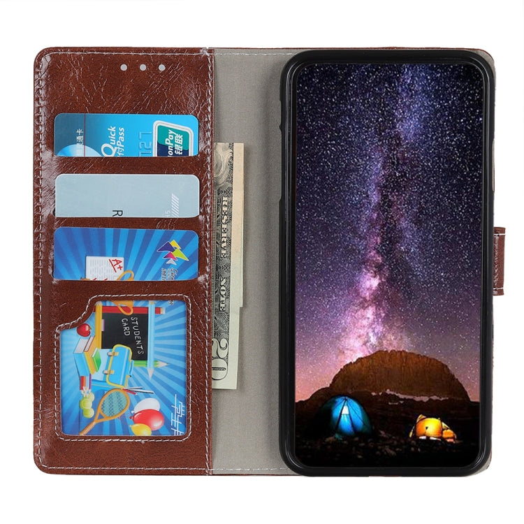 CUBOT Retro Crazy Horse Texture Horizontal Flip Leather Case for CUBOT X19, with Holder & Card Slots & Photo Frame