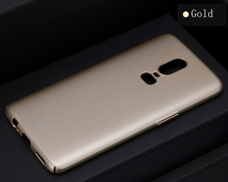Lenuo Leshield Series PC Shockproof Case for OnePlus 6(Gold)