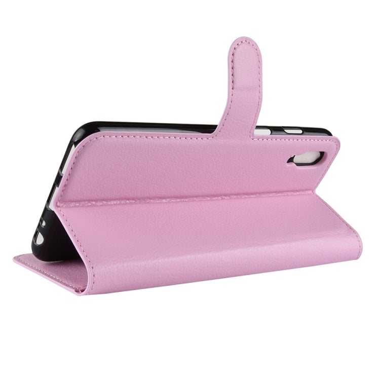 Litchi Texture Horizontal Flip Leather Case for Meizu Meilan E3, with Wallet & Holder & Card Slots