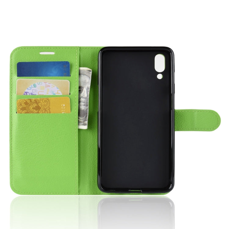 Litchi Texture Horizontal Flip Leather Case for Meizu Meilan E3, with Wallet & Holder & Card Slots