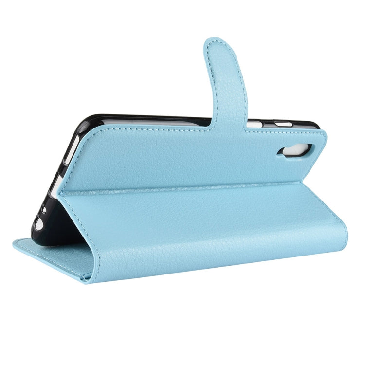 Litchi Texture Horizontal Flip Leather Case for Meizu Meilan E3, with Wallet & Holder & Card Slots