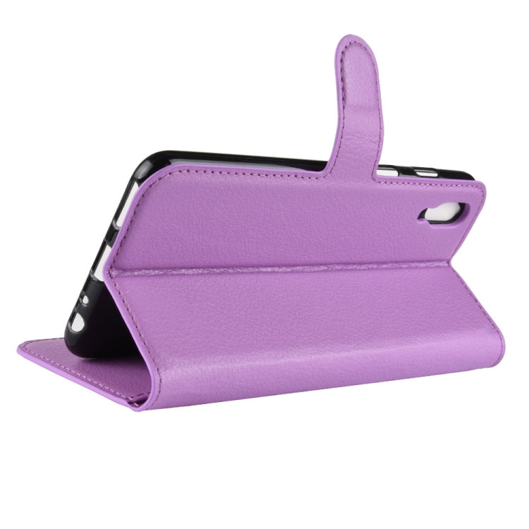 Litchi Texture Horizontal Flip Leather Case for Meizu Meilan E3, with Wallet & Holder & Card Slots