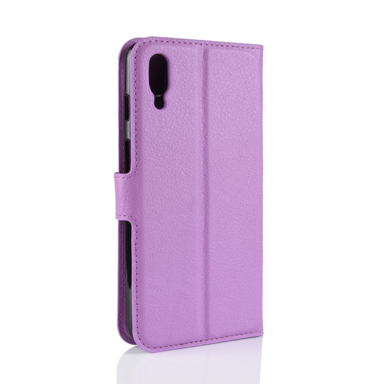 Litchi Texture Horizontal Flip Leather Case for Meizu Meilan E3, with Wallet & Holder & Card Slots