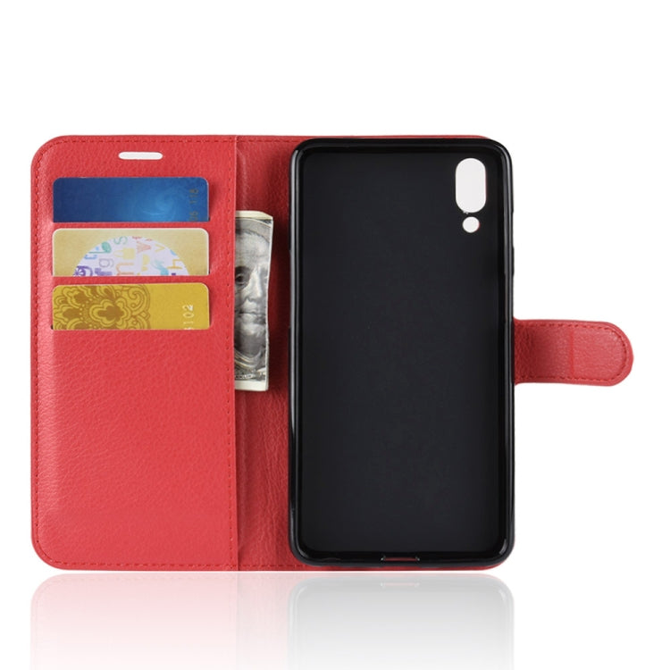Litchi Texture Horizontal Flip Leather Case for Meizu Meilan E3, with Wallet & Holder & Card Slots