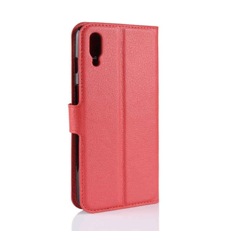Litchi Texture Horizontal Flip Leather Case for Meizu Meilan E3, with Wallet & Holder & Card Slots