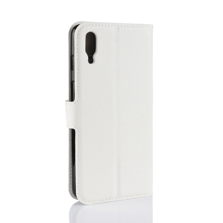 Litchi Texture Horizontal Flip Leather Case for Meizu Meilan E3, with Wallet & Holder & Card Slots