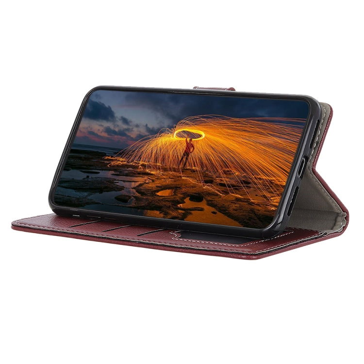 Litchi Texture Horizontal Flip Leather