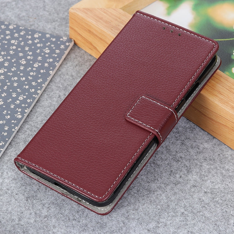 Litchi Texture Horizontal Flip Leather