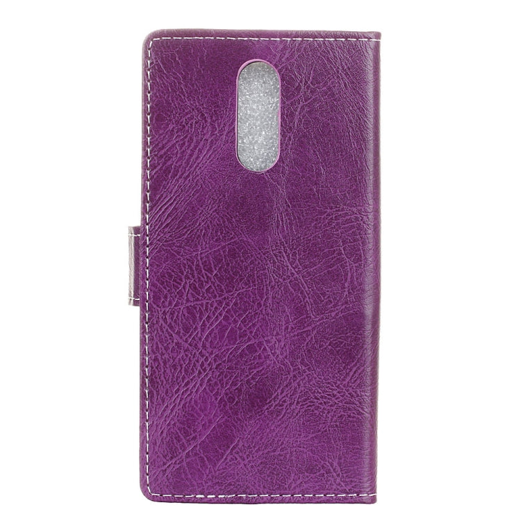 Retro Crazy Horse Texture Horizontal Flip Leather Case for Alcatel 1C, with Holder & Card Slots & Photo Frame