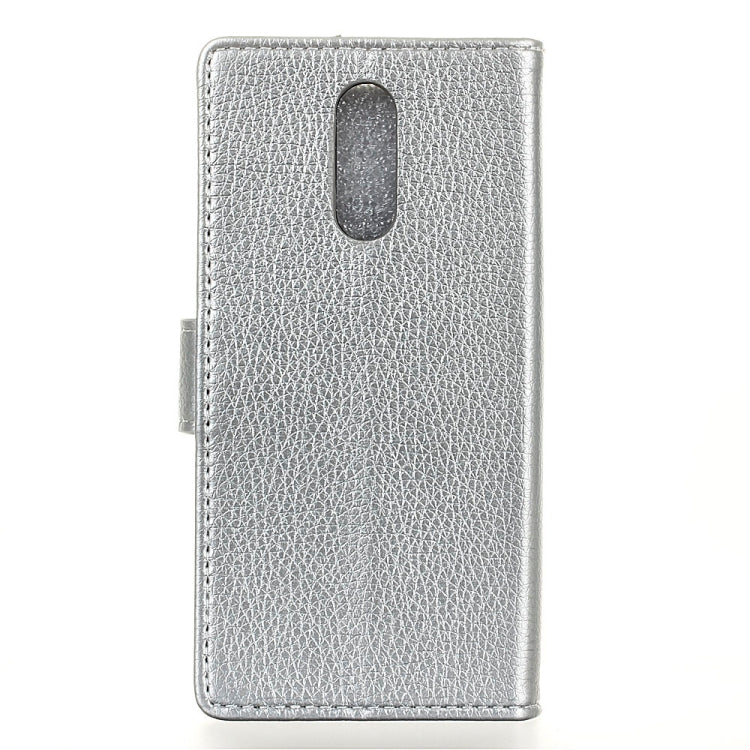 Litchi Texture Horizontal Flip Leather Case for Alcatel 1C, with Holder & Card Slots & Photo Frame
