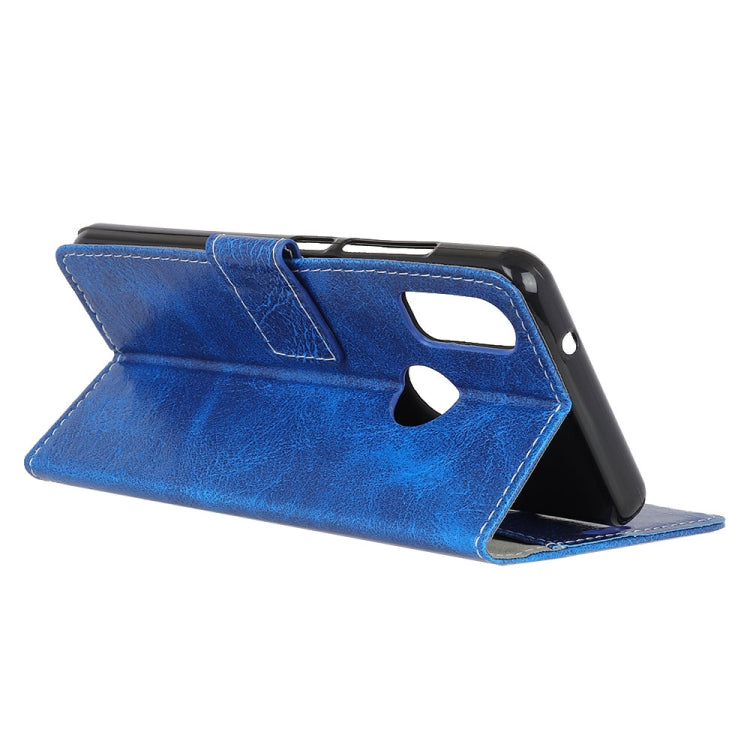 Retro Crazy Horse Texture Horizontal Flip Leather Case for BQ Aquaris X2 / X2 Pro, with Holder & Card Slots & Wallet & Photo Frame