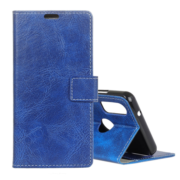 Retro Crazy Horse Texture Horizontal Flip Leather Case for BQ Aquaris X2 / X2 Pro, with Holder & Card Slots & Wallet & Photo Frame