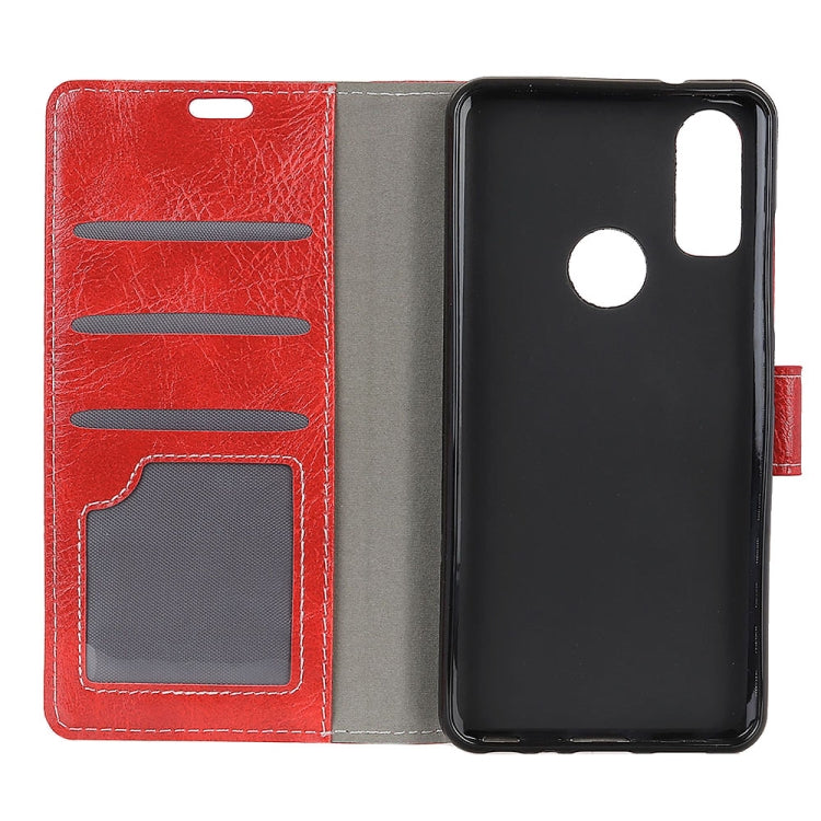Retro Crazy Horse Texture Horizontal Flip Leather Case for BQ Aquaris X2 / X2 Pro, with Holder & Card Slots & Wallet & Photo Frame