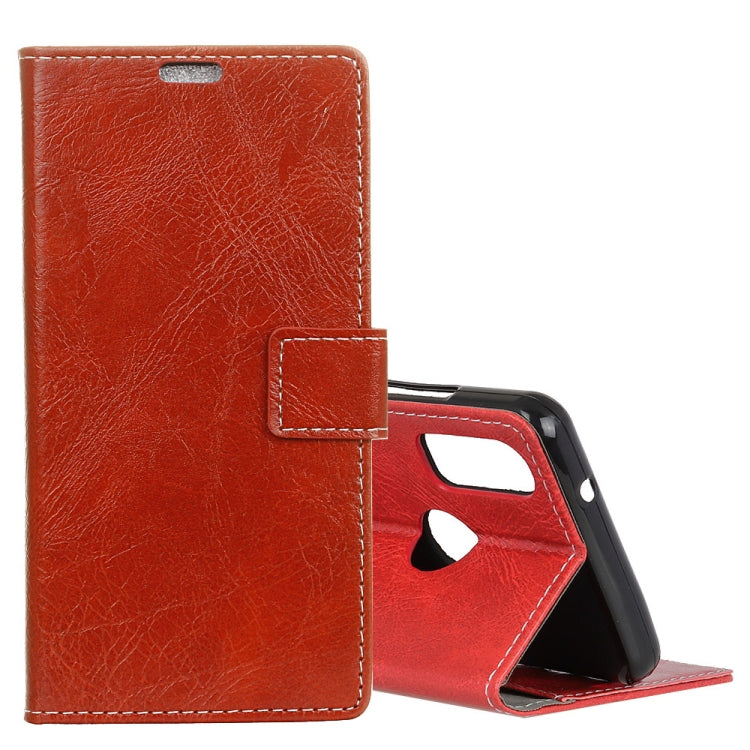 Retro Crazy Horse Texture Horizontal Flip Leather Case for BQ Aquaris X2 / X2 Pro, with Holder & Card Slots & Wallet & Photo Frame